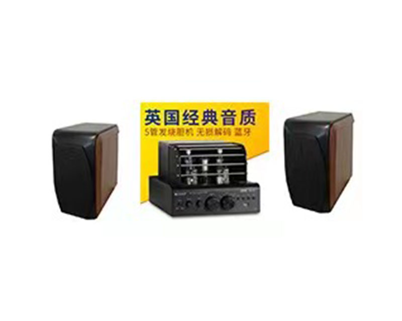 一對6.5寸書架音箱+功放